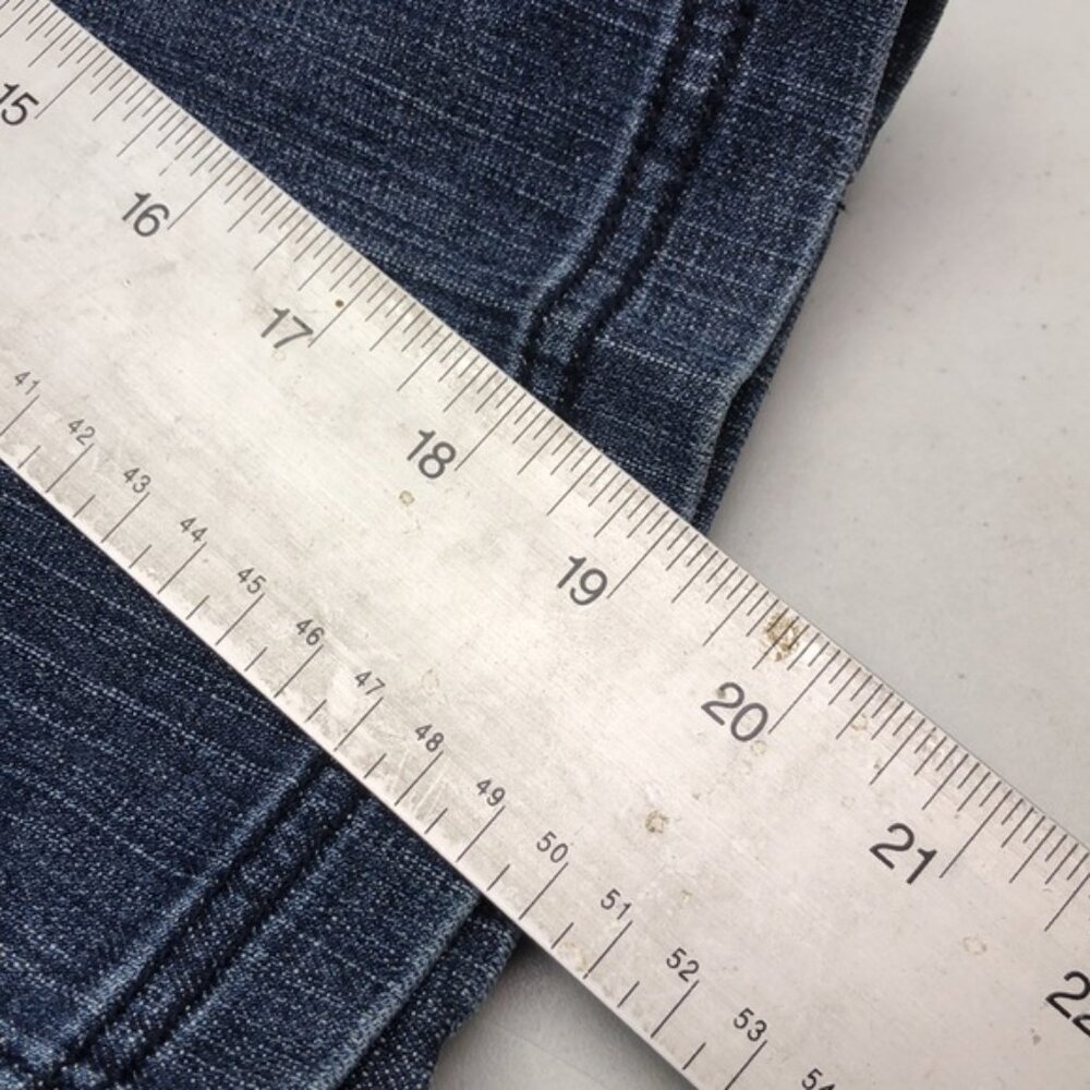 CLEO PETITES WIDE LEG CROP JEANS 14/32x19 ⭐️ - Picture 9 of 10